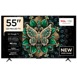 TV TCL C6K 55" QD Mini LED 4K Smart Google