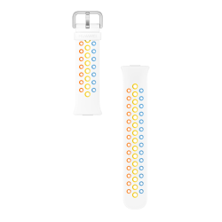 Bracelet Huawei watch fit 3 silicone Blanc Vibrant