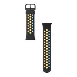 Bracelet Huawei watch fit 3 silicone Noir Vibrant