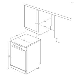 Lave Vaisselle Candy 13 Couverts CF 3E9L0B-80