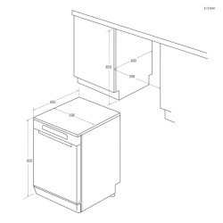 Lave Vaisselle Candy 13 Couverts CF3E7L0S