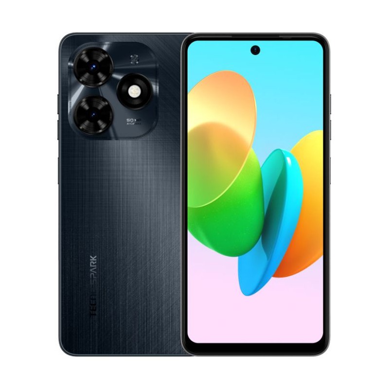 Smartphone Tecno Spark 20 C - 8 Go RAM, 128 Go - Noir