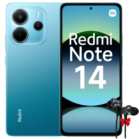 Smartphone Xiaomi Redmi Note 14 4G 8Go 128Go - Bleu glacier
