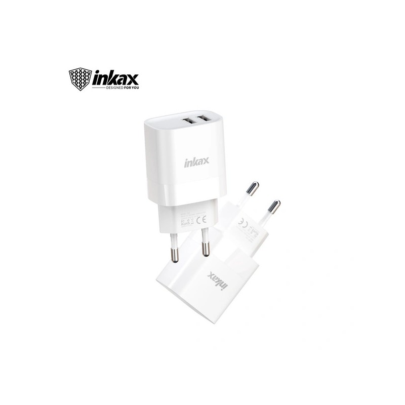 Chargeur Inkax C06 12W 2 Ports USB