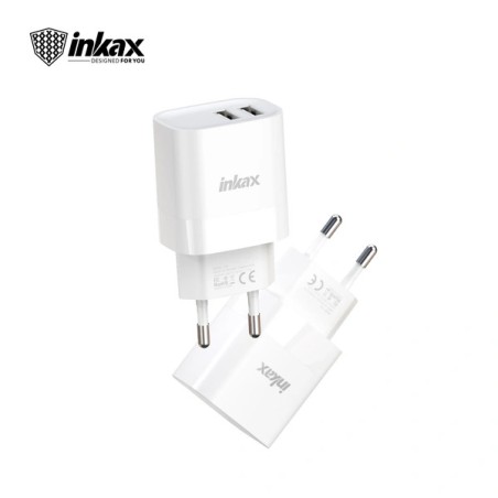 Chargeur Inkax C06 12W 2 Ports USB