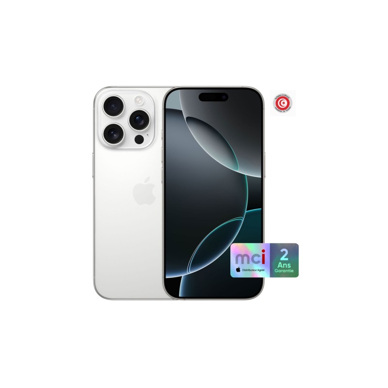 Apple iPhone 16 Pro 128Go - Blanc Titanium