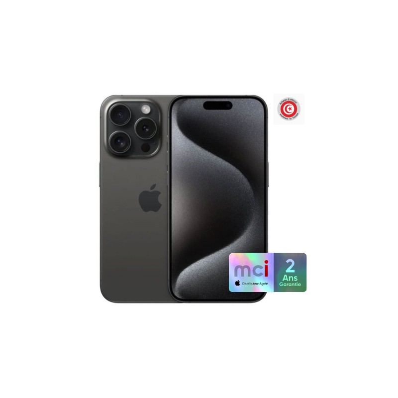 Apple iPhone 15 Pro 128Go - Noir