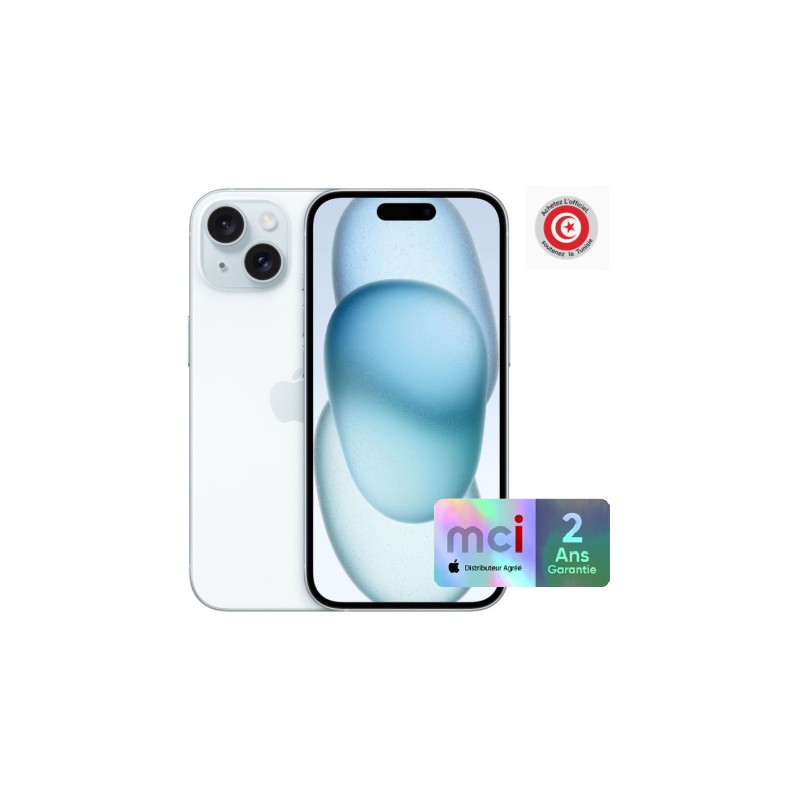 Apple iPhone 15 128Go - Bleu