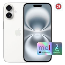 Apple iPhone 16 128Go - Blanc