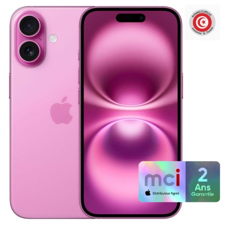 Apple iPhone 16 256Go - Rose