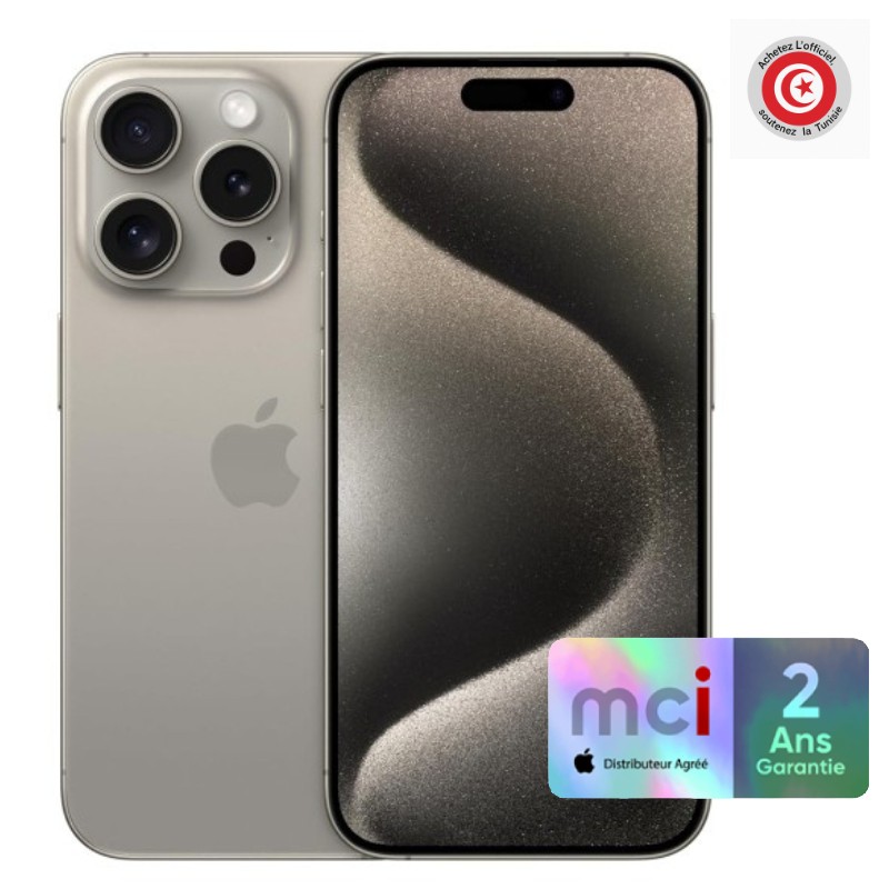 Apple iPhone 15 Pro Max 256Go - Natural Titan