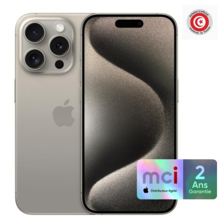 Apple iPhone 15 Pro 128Go - Natural Titan