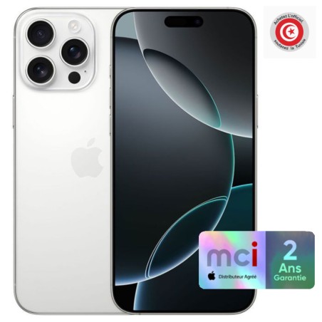 Apple iPhone 16 Pro Max 256Go - Blanc Titanium