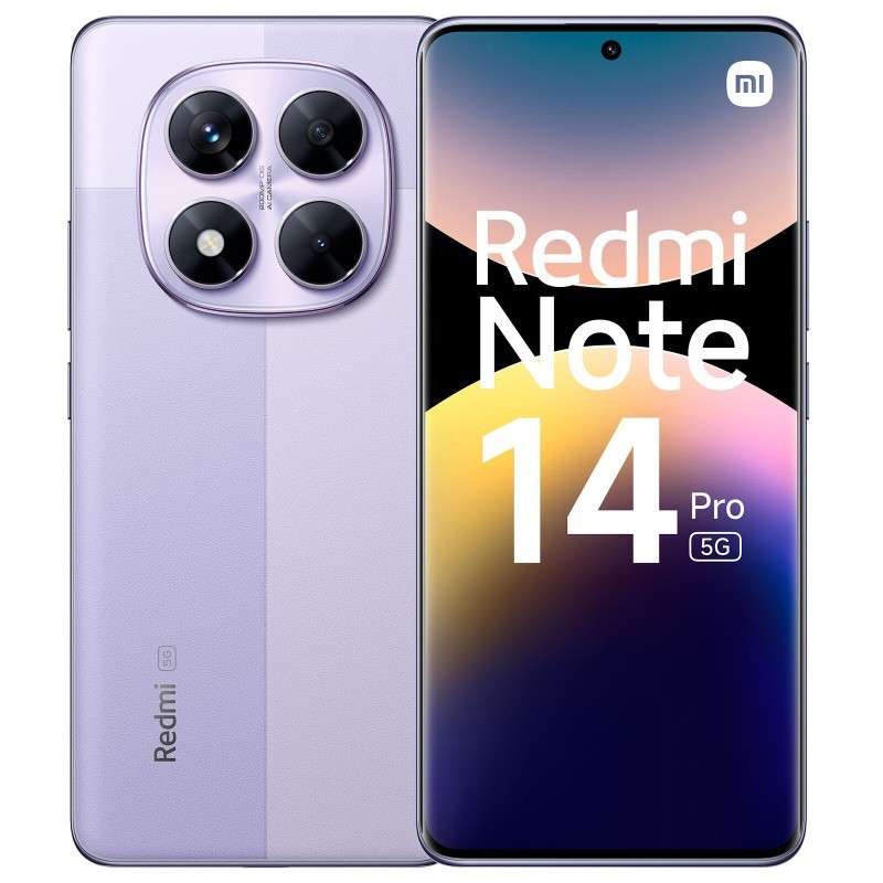 Smartphone Xiaomi Redmi Note 14 Pro 5G 12Go 256Go - Violet Lavande
