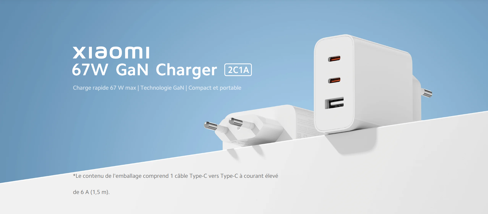 Chargeur Xiaomi 67W