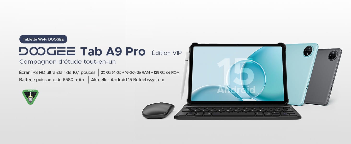 Doogee Tab A9 Pro VIP fiche technique
