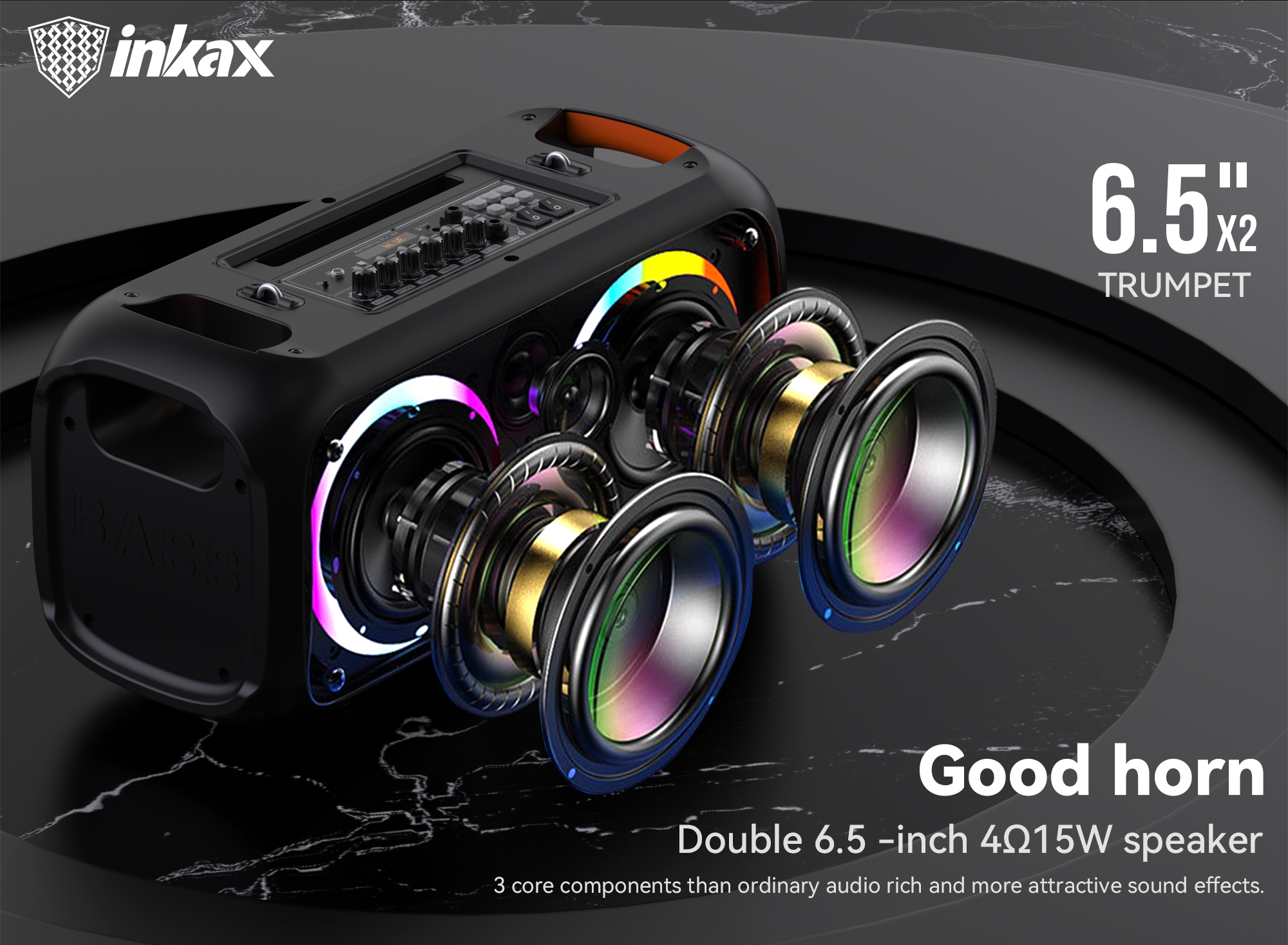 Haut Parleur Bluetooth Inkax BS-49 prix tunisie