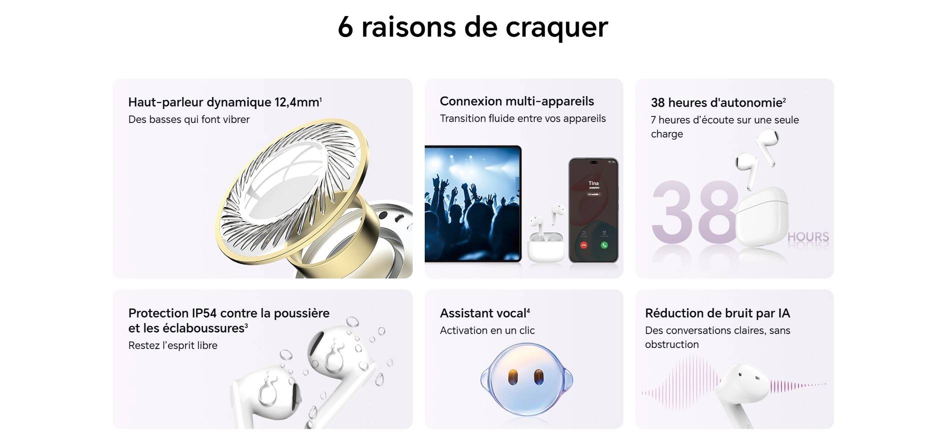 Honor Choice Earbuds X7e Active prix tunisie