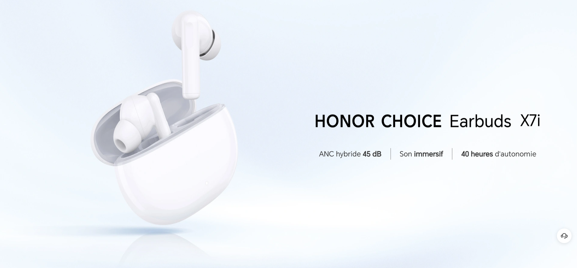 Honor Choice Earbuds X7i fiche technique