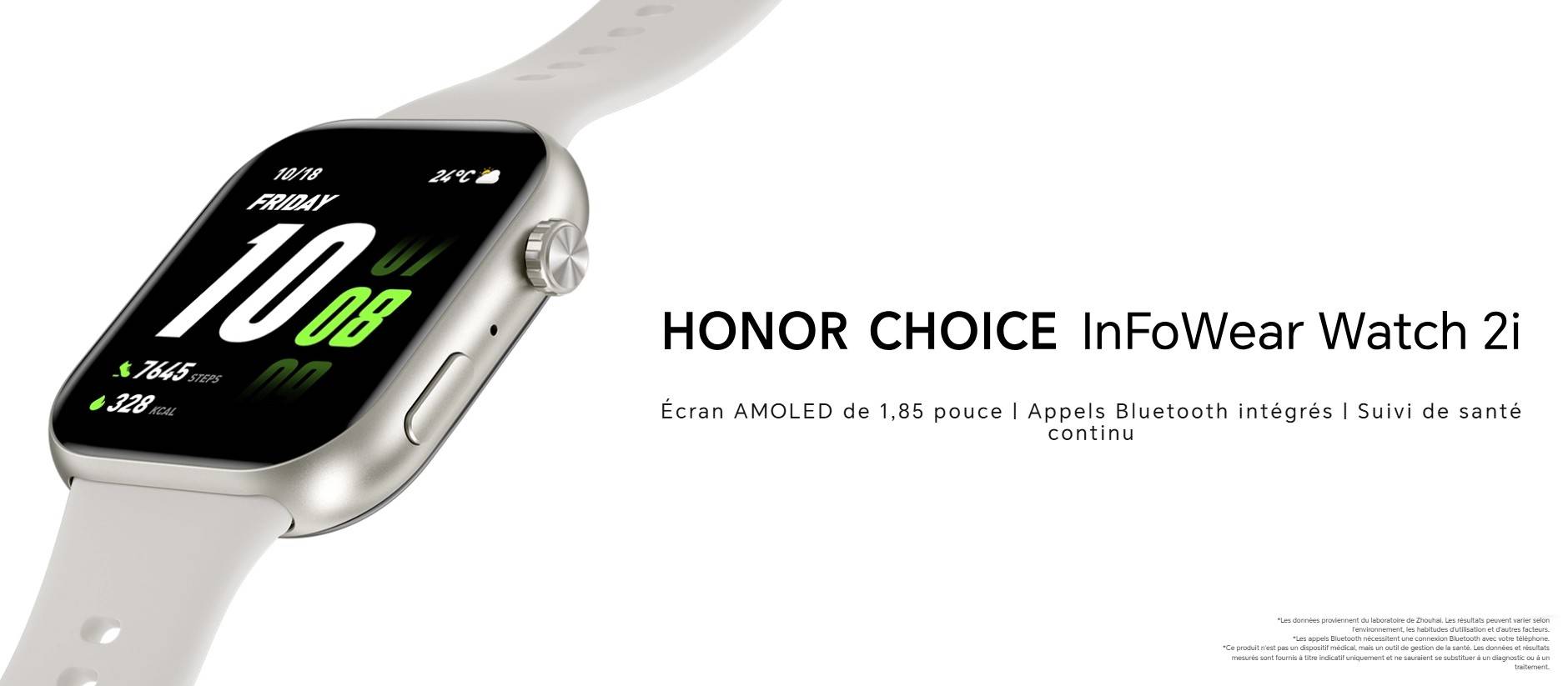 Honor Choice InfoWear Watch 2i fiche technique