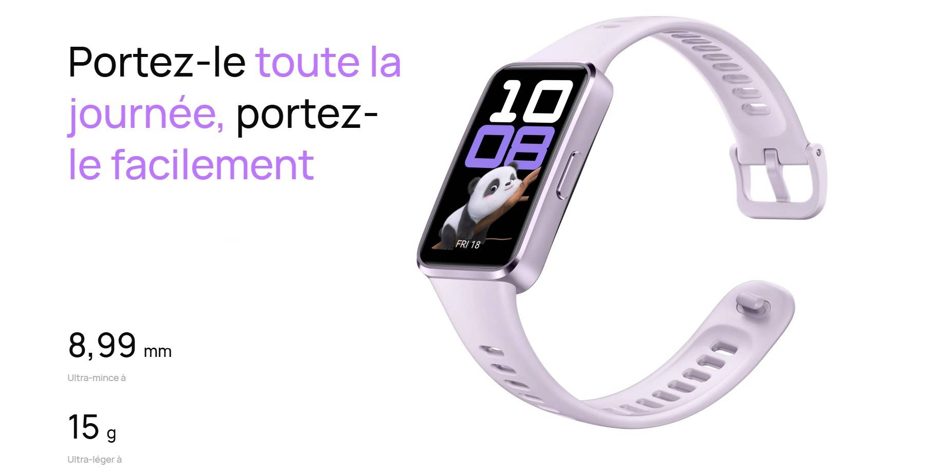 Huawei Band 10 fiche technique