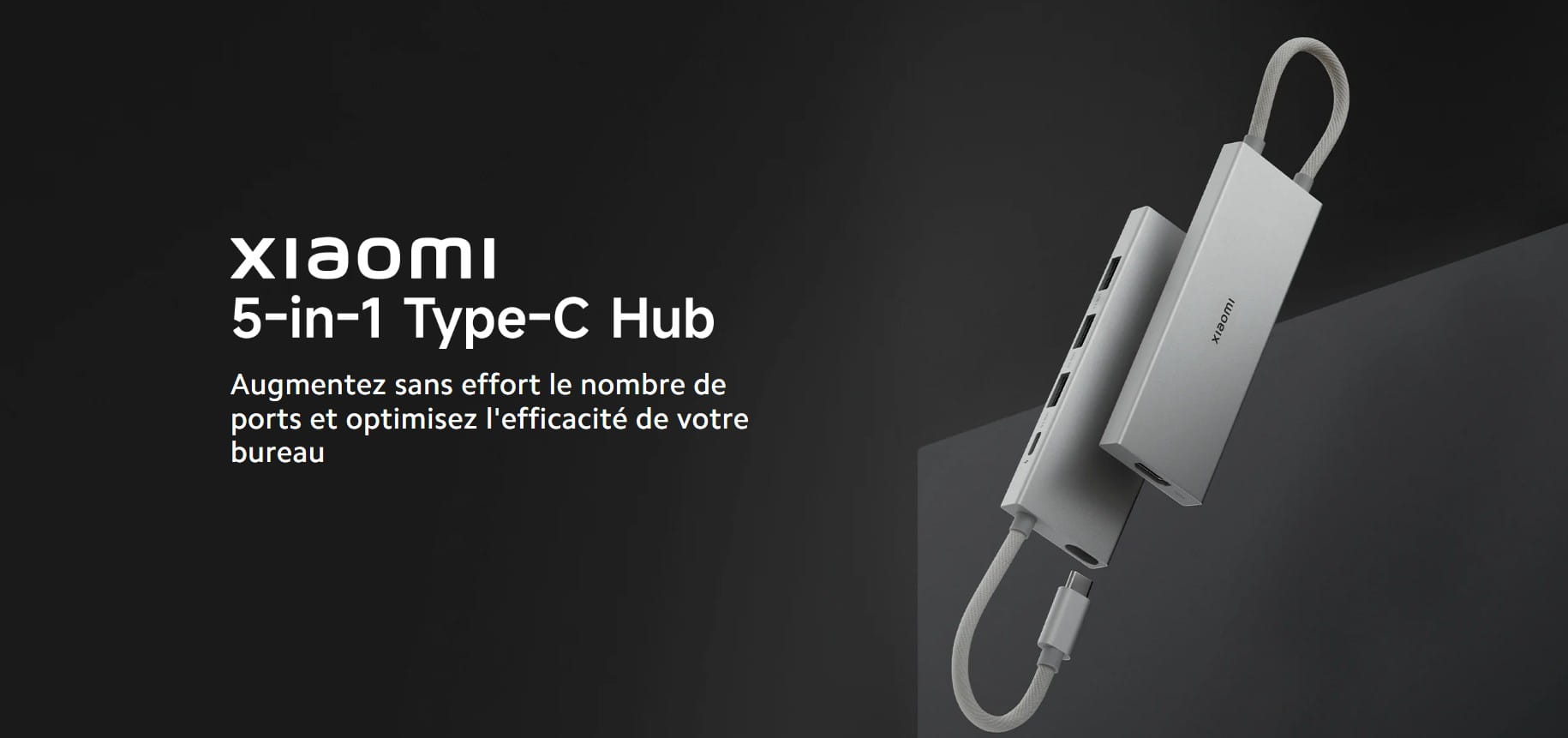 Hub Xiaomi 5 en 1 Type-C fiche technique