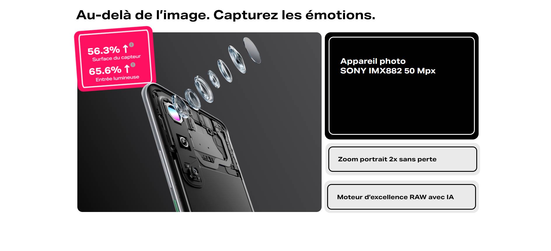 appareil photo infinix hot 60 pro plus