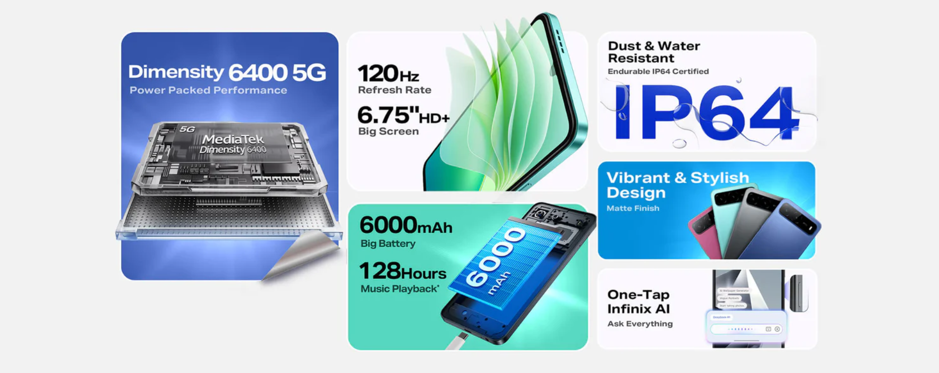 Infinix Hot 60i 5G prix tunisie