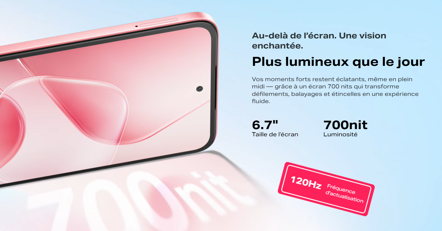 écran infinix hot 60i