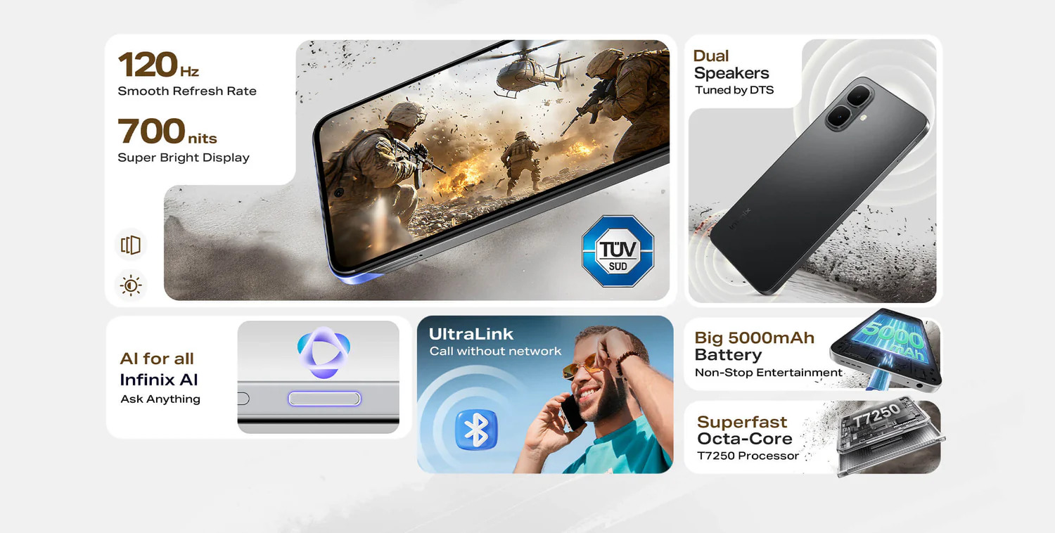 infinix smart 10 fiche technique