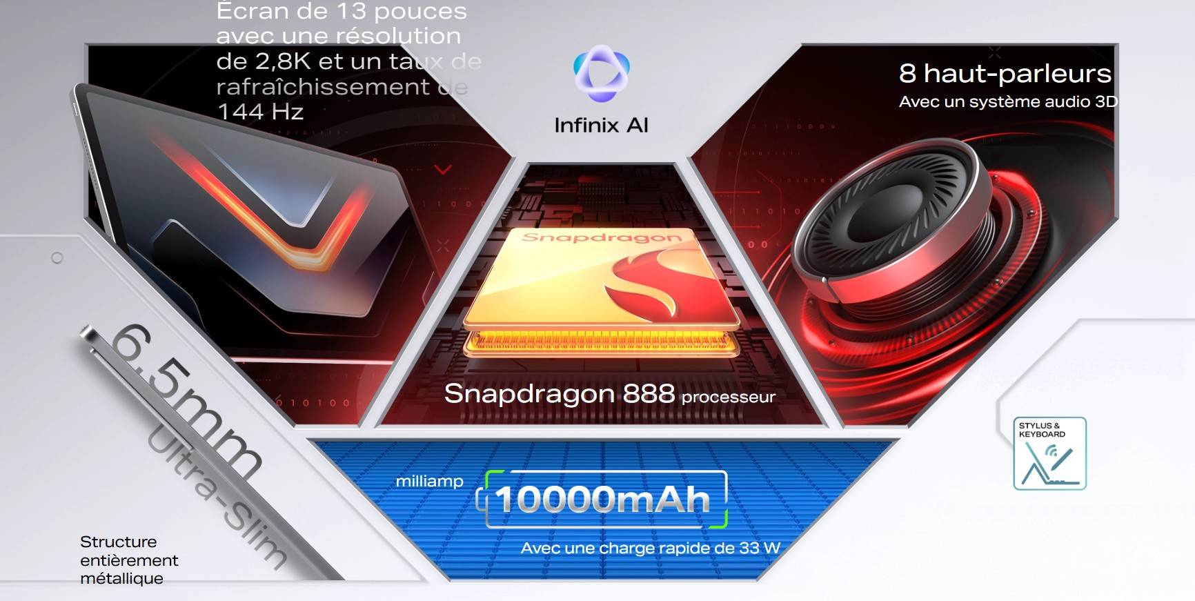 Infinix XPAD GT Wi-Fi prix tunisie