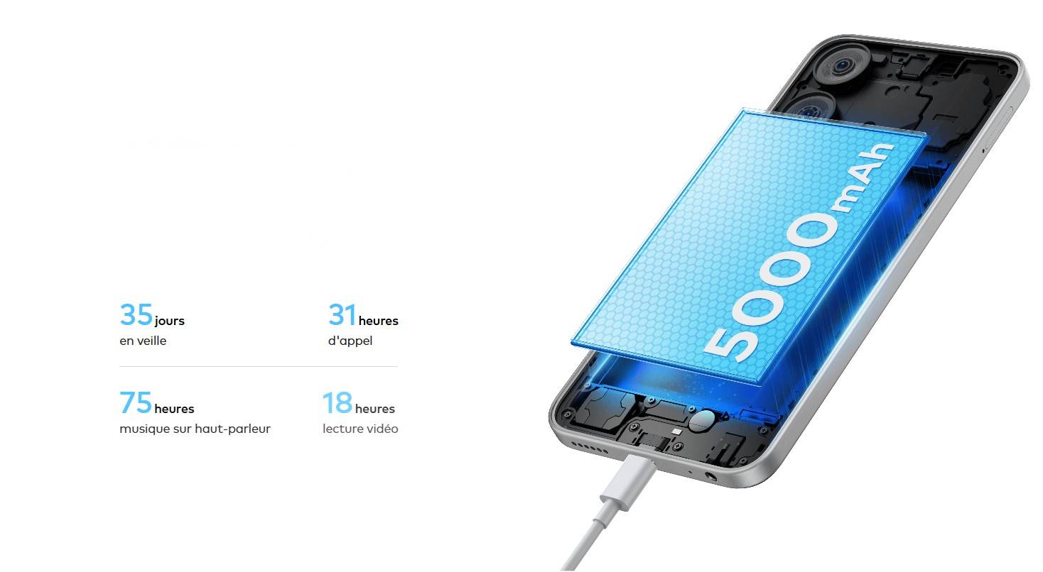 Smartphone Itel A80 batterie