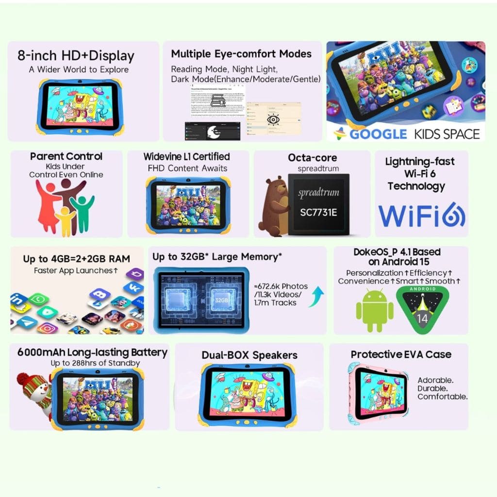 Lesia Tab 8 Kids prix tunisie