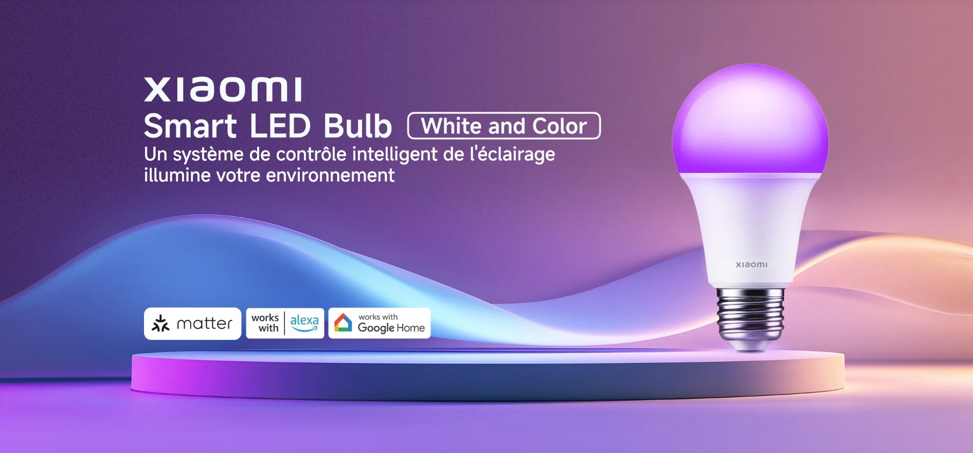 Mi Smart LED Bulb (White and Color) fiche technique