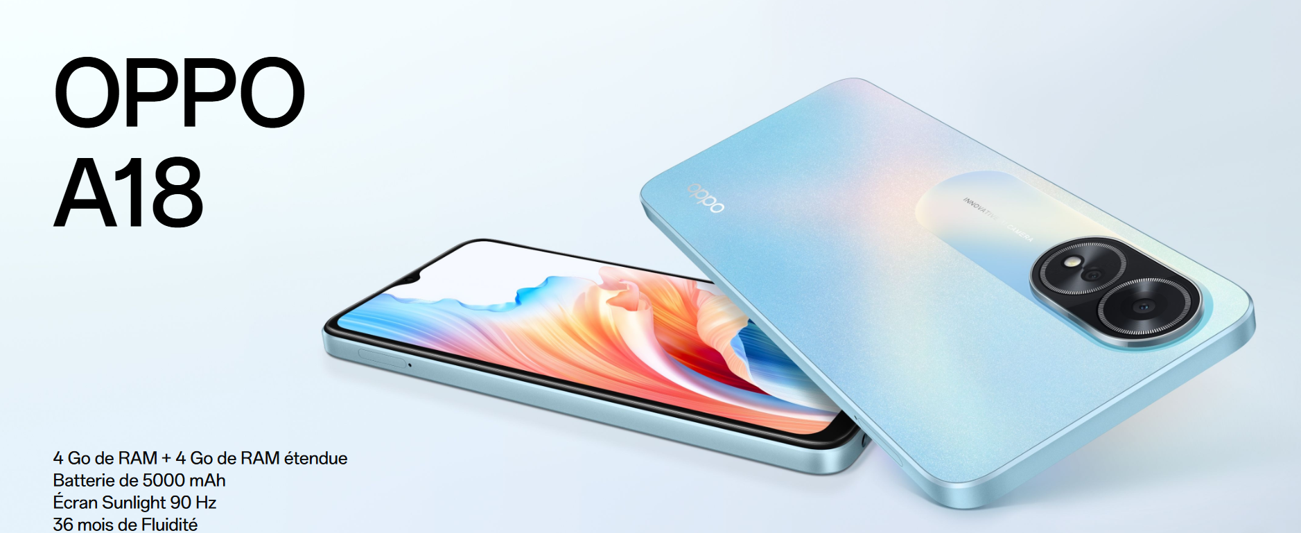 Oppo A18 4Go 64Go fiche technique