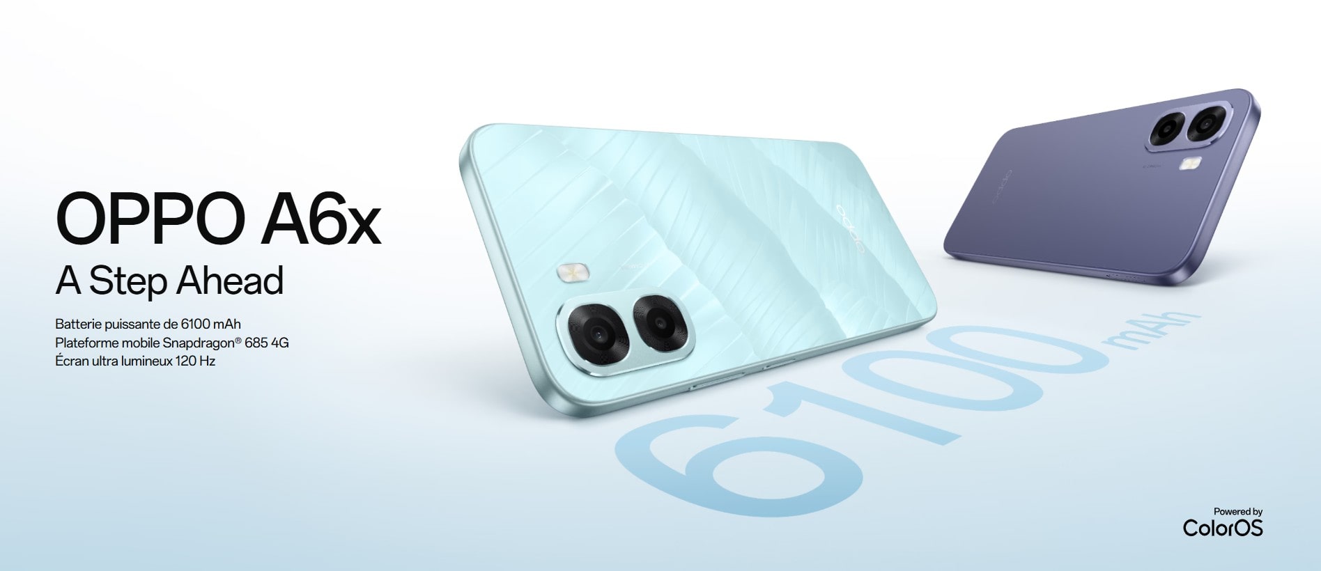 Oppo A6x 4G fiche technique