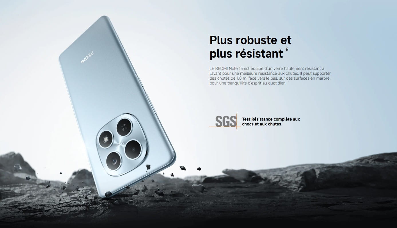 Redmi Note 15 prix Tunisie