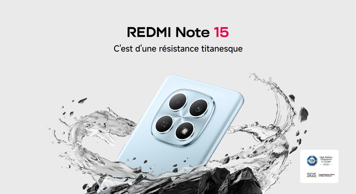 Redmi Note 15 4G fiche technique