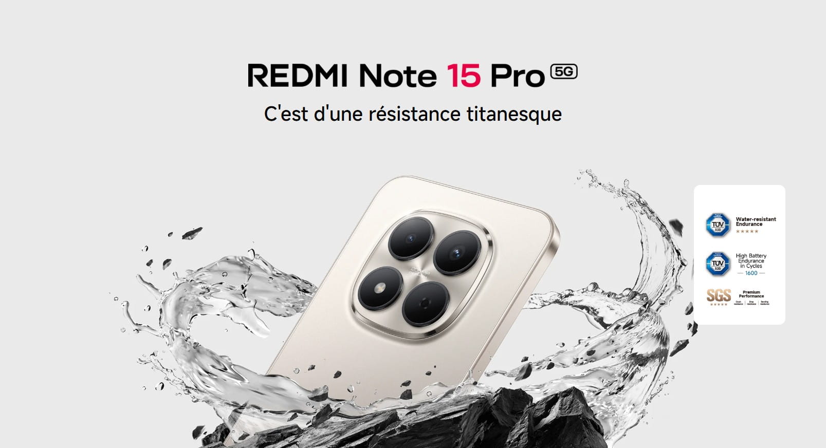 Redmi Note 15 Pro 5G fiche technique