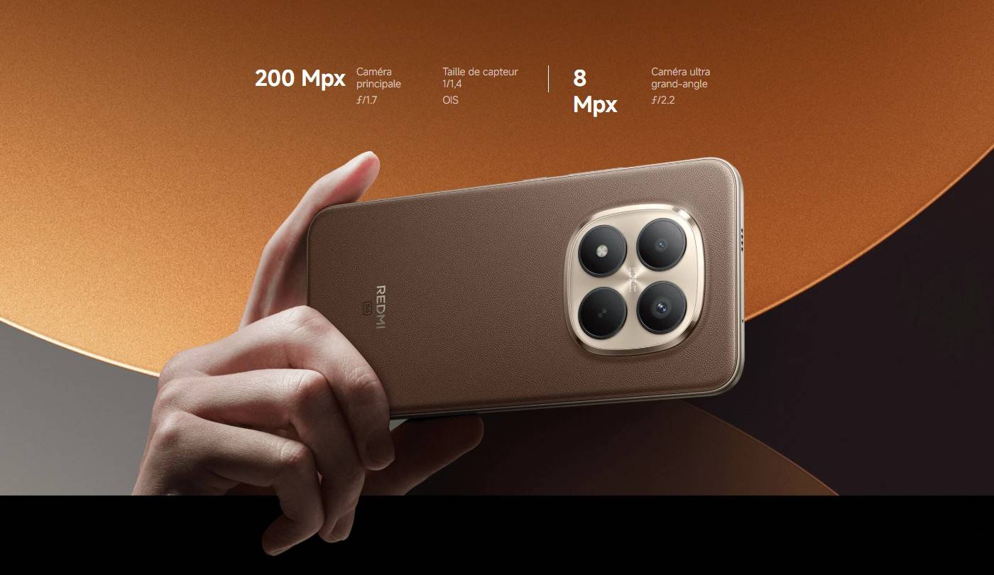 appareil photo redmi note 15 pro plus 5g