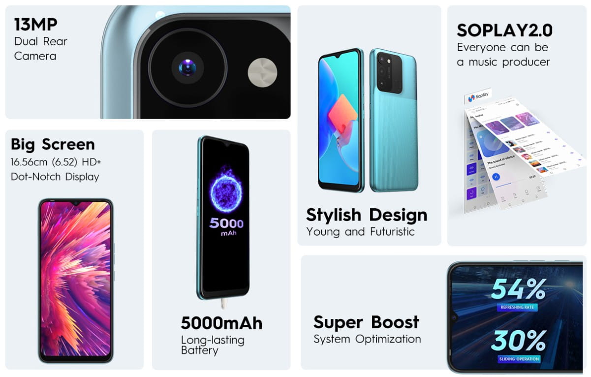 Tecno Spark Go 2022 prix tunisie