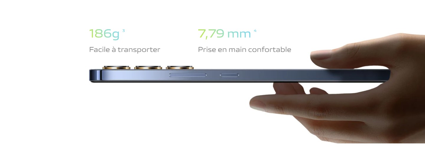 Smartphone Vivo V30 Lite design