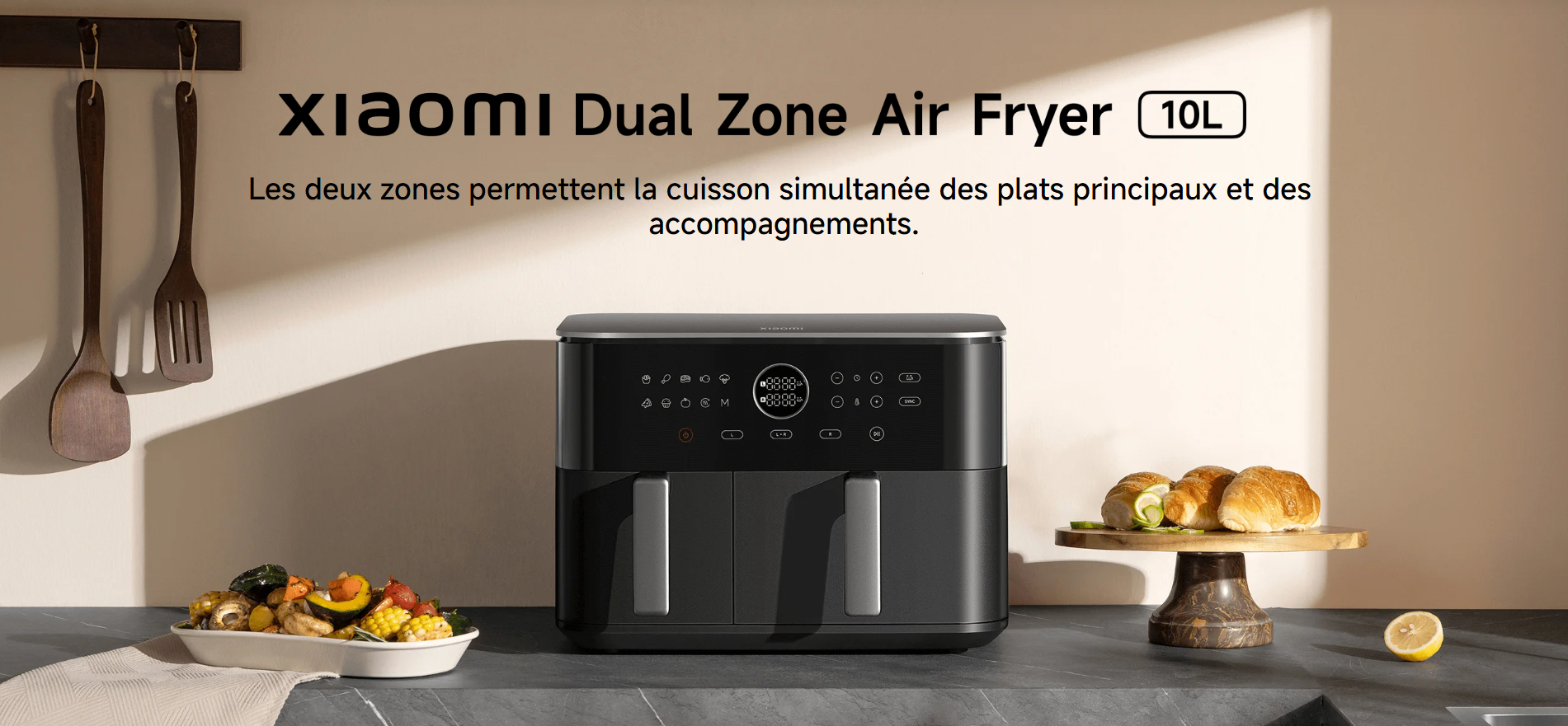Xiaomi Dual Zone Air Fryer 10L fiche technique