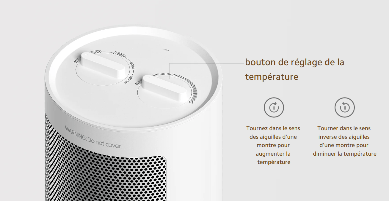 Xiaomi Fan Heater Chauffage soufflant
