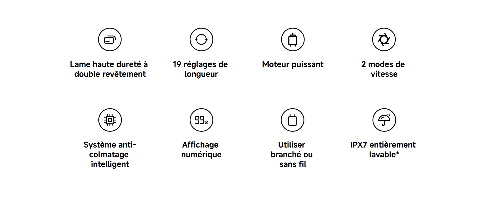 Xiaomi Hair Clipper 2 prix tunisie