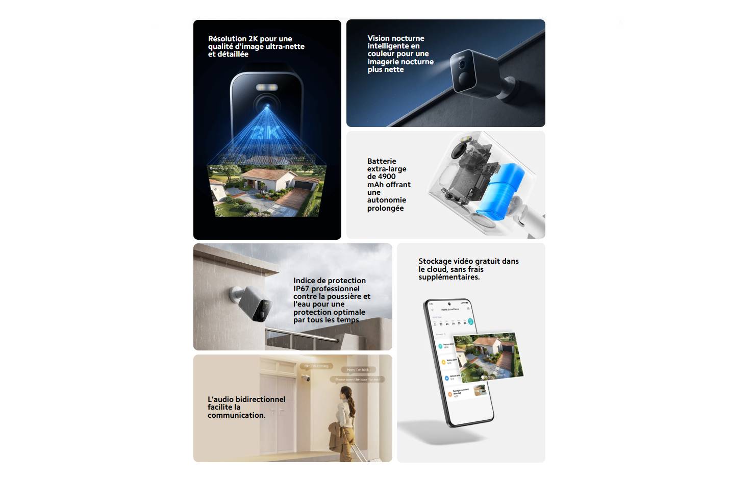 Xiaomi Outdoor Camera BW300 prix tunisie