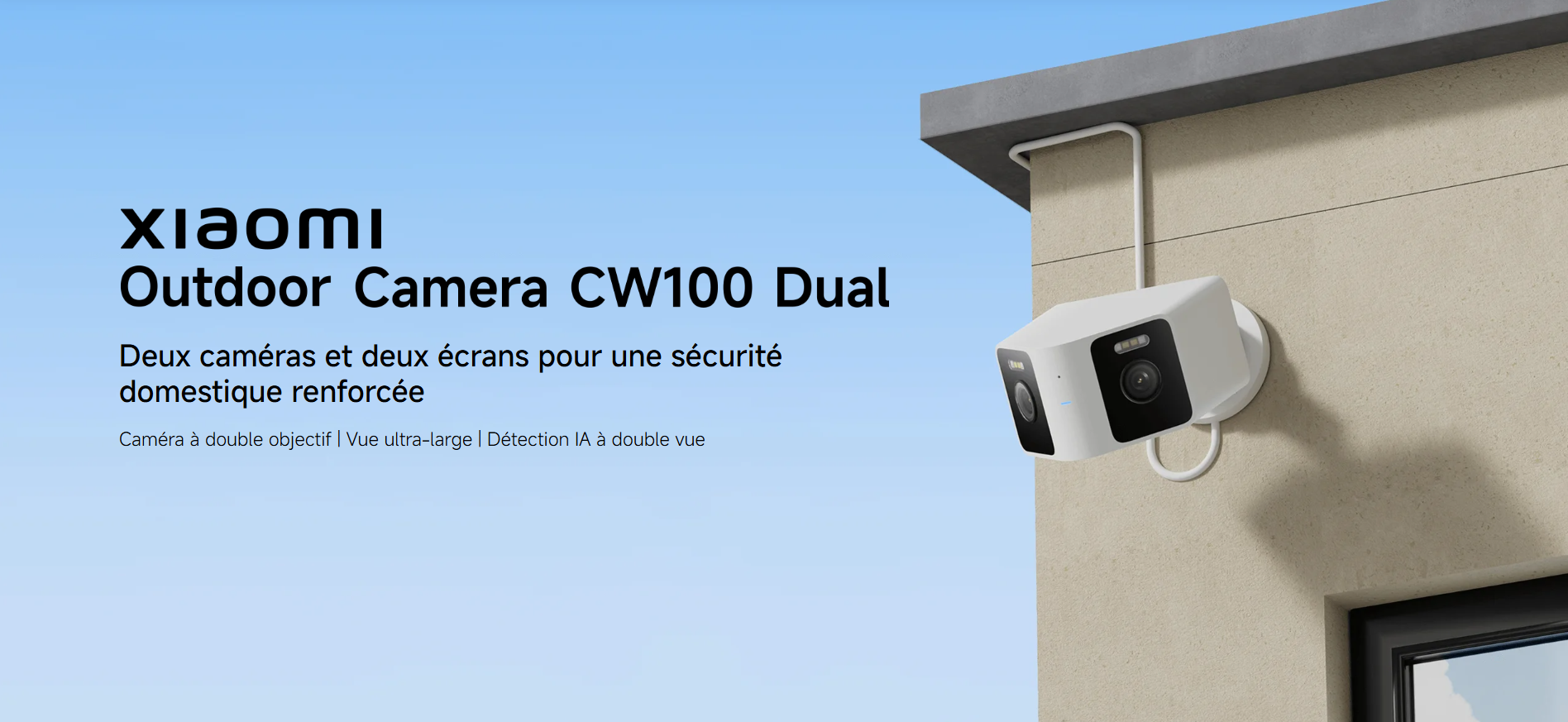 Xiaomi Outdoor Camera CW100 Dual fiche technique