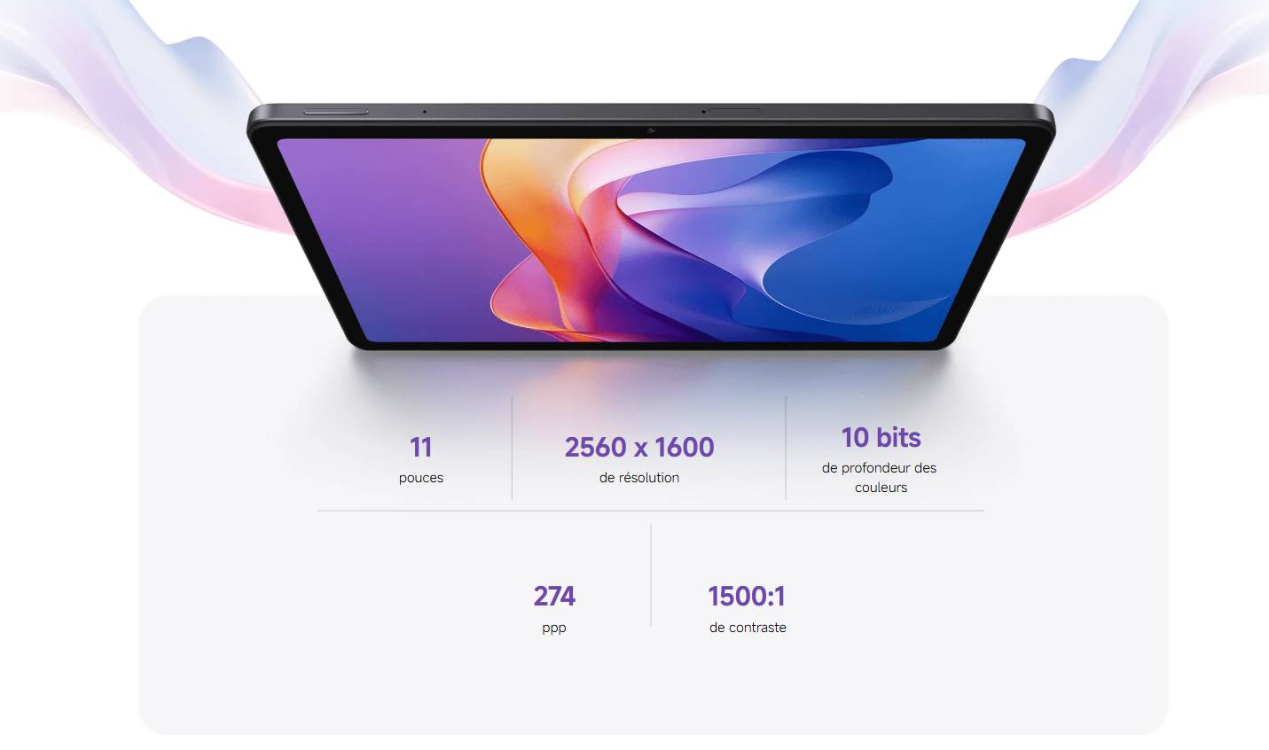 Redmi pad 2 fiche technique