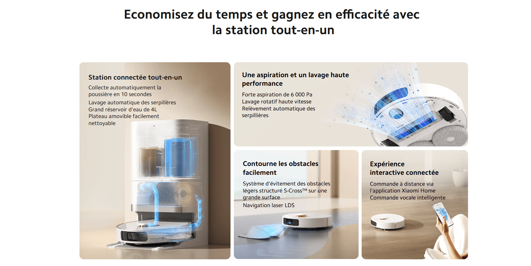 Xiaomi Robot Vacuum X20+ prix Tunisie