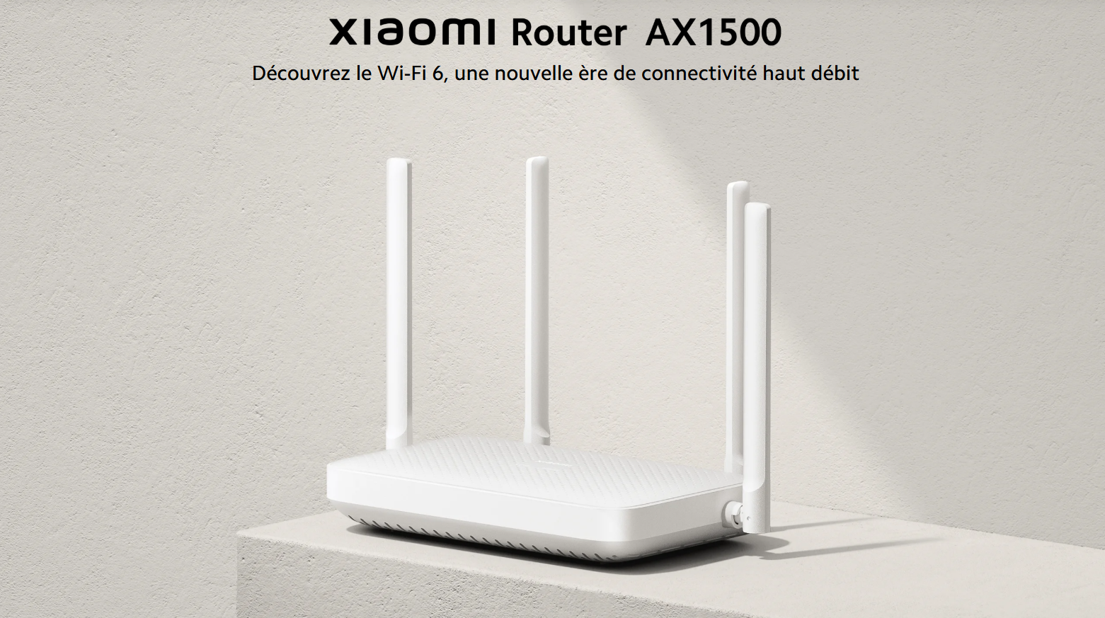 Xiaomi Router AX1500 fiche technique